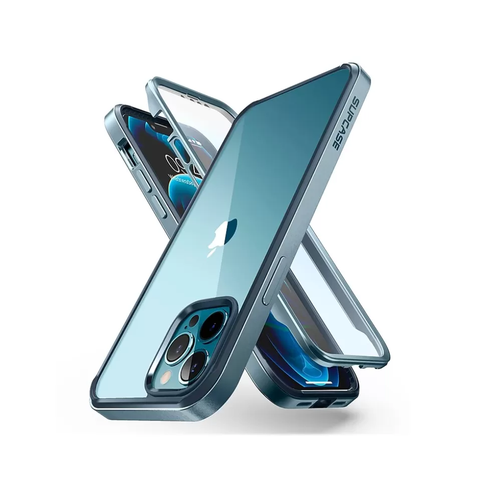SUPCASE Unicorn Beetle Blue Snap Case with Screen Protector for iPhone 13 Pro (SUP-iPhone2021Pro-6.1-EdgePro-SP-Cerulean) Store