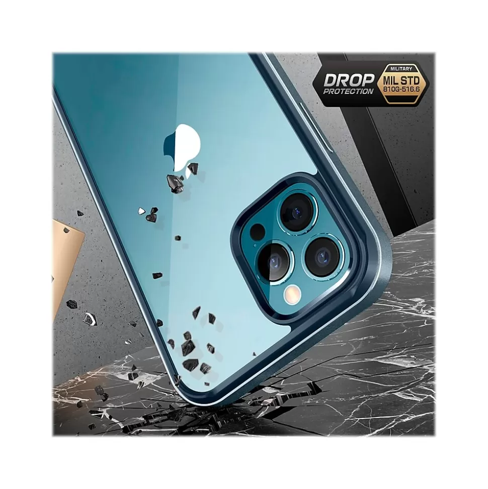 SUPCASE Unicorn Beetle Blue Snap Case with Screen Protector for iPhone 13 Pro (SUP-iPhone2021Pro-6.1-EdgePro-SP-Cerulean) Store