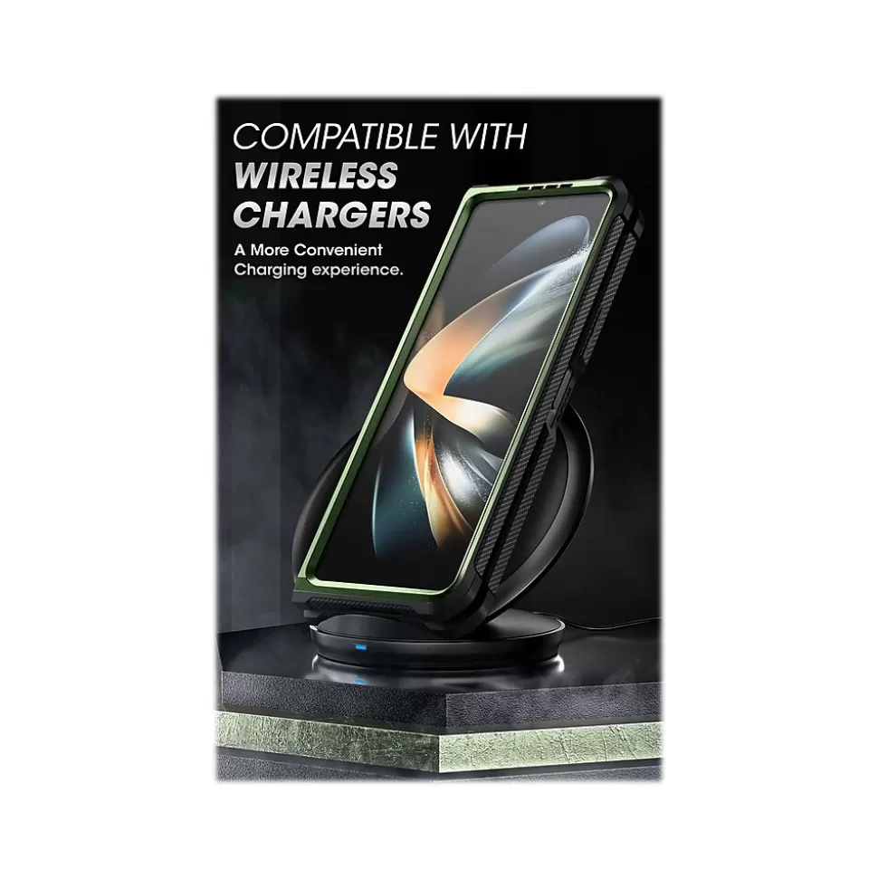 SUPCASE Unicorn Beetle Dark Green Kickstand Case for Samsung Galaxy Z Fold4 (SUP-Galaxy2022-ZFold4-5G-Unicorn-SP-Guld) Best Sale