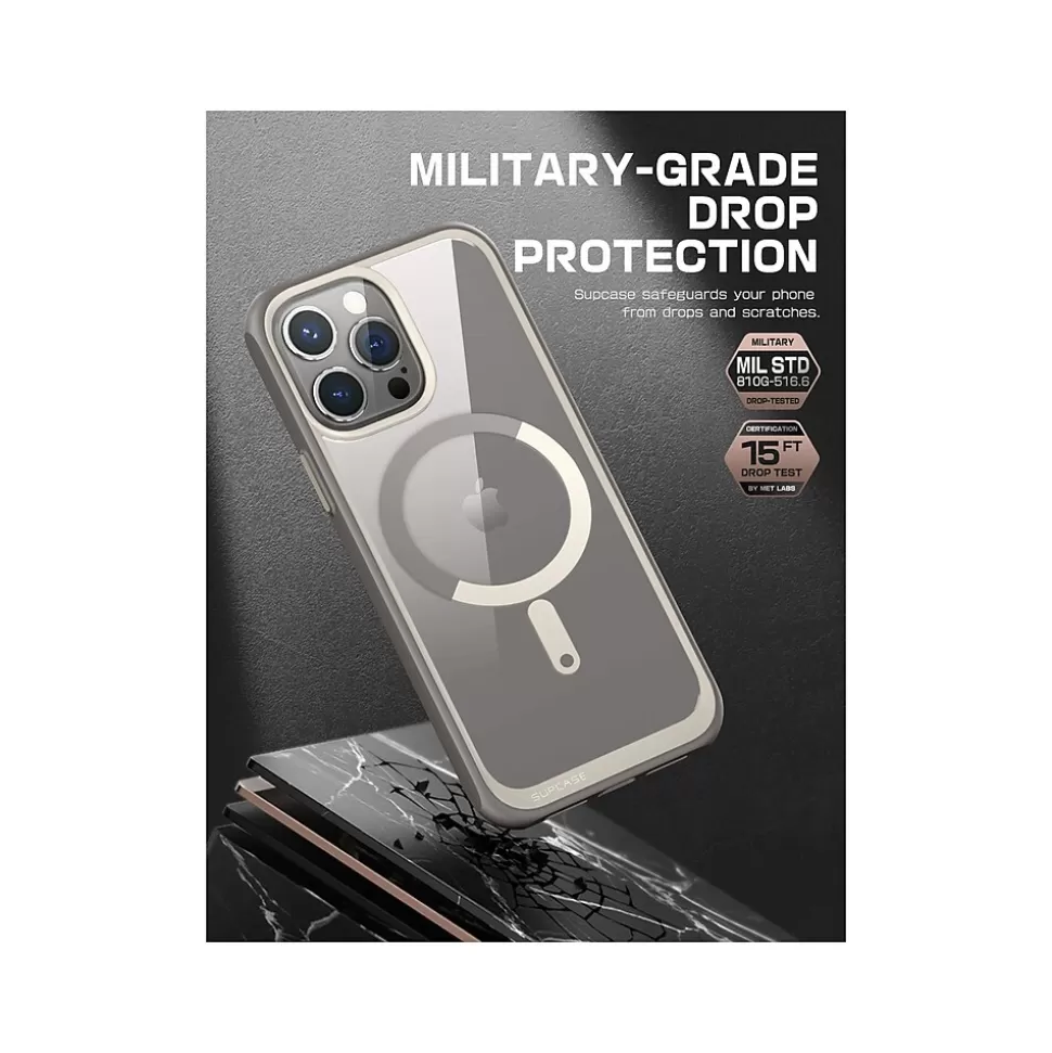 SUPCASE Unicorn Beetle MAG MagSafe Phone Case for iPhone 15 Pro Max, Gray (SUP-iPhone2023Max-6.7-UBMag-Gray) Store