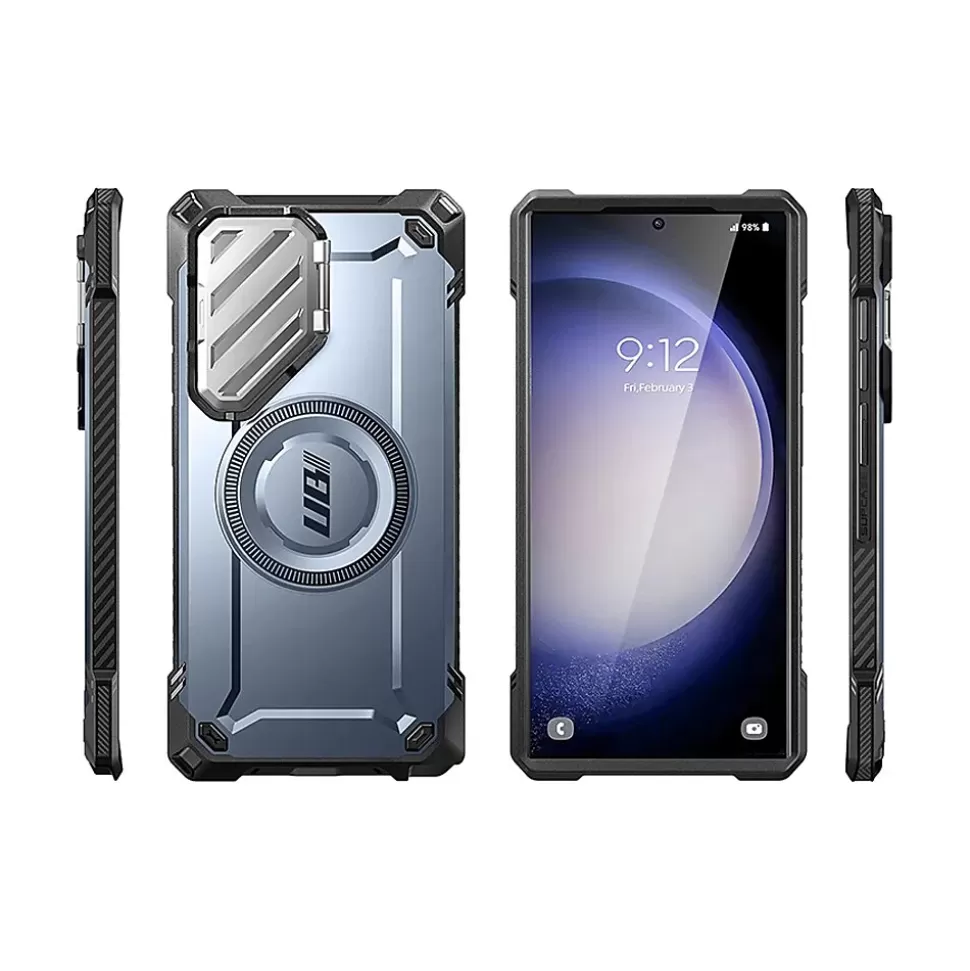 SUPCASE Unicorn Beetle MAG XT MagSafe Bumper Case for Samsung Galaxy S24 Ultra, Shock Absorbing, Metallic Blue (GXYS24U5GMXTTT) Best