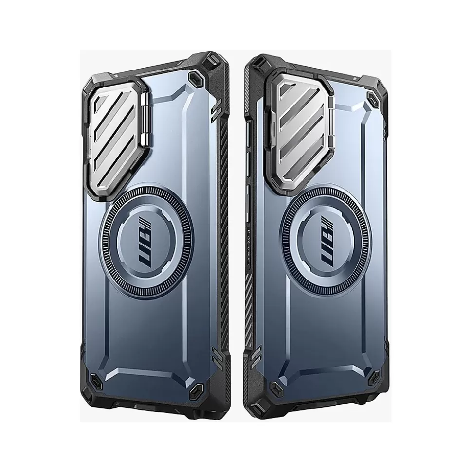 SUPCASE Unicorn Beetle MAG XT MagSafe Bumper Case for Samsung Galaxy S24 Ultra, Shock Absorbing, Metallic Blue (GXYS24U5GMXTTT) Best