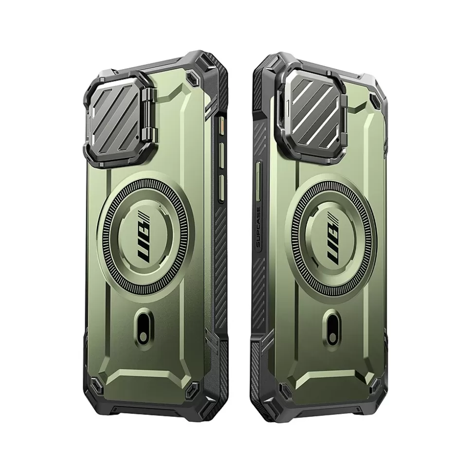 SUPCASE Unicorn Beetle MAG XT MagSafe Rugged Case for iPhone 15 Pro Max, Shock-Absorbing, Dark Green (SPH23MX67MGXTGN) Hot