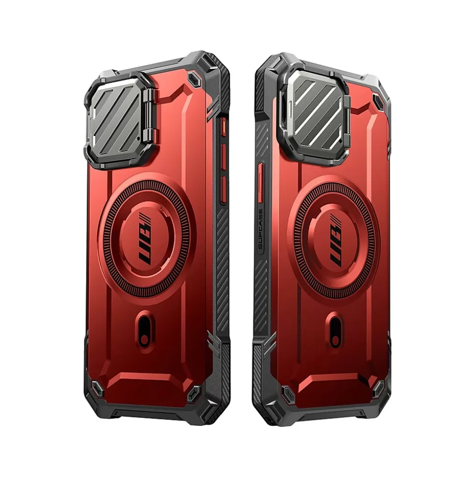 SUPCASE Unicorn Beetle MAG XT MagSafe Rugged Case for iPhone 15 Pro Max, Shock-Absorbing, Metallic Red (SPH23MX67MGXTRD) Sale