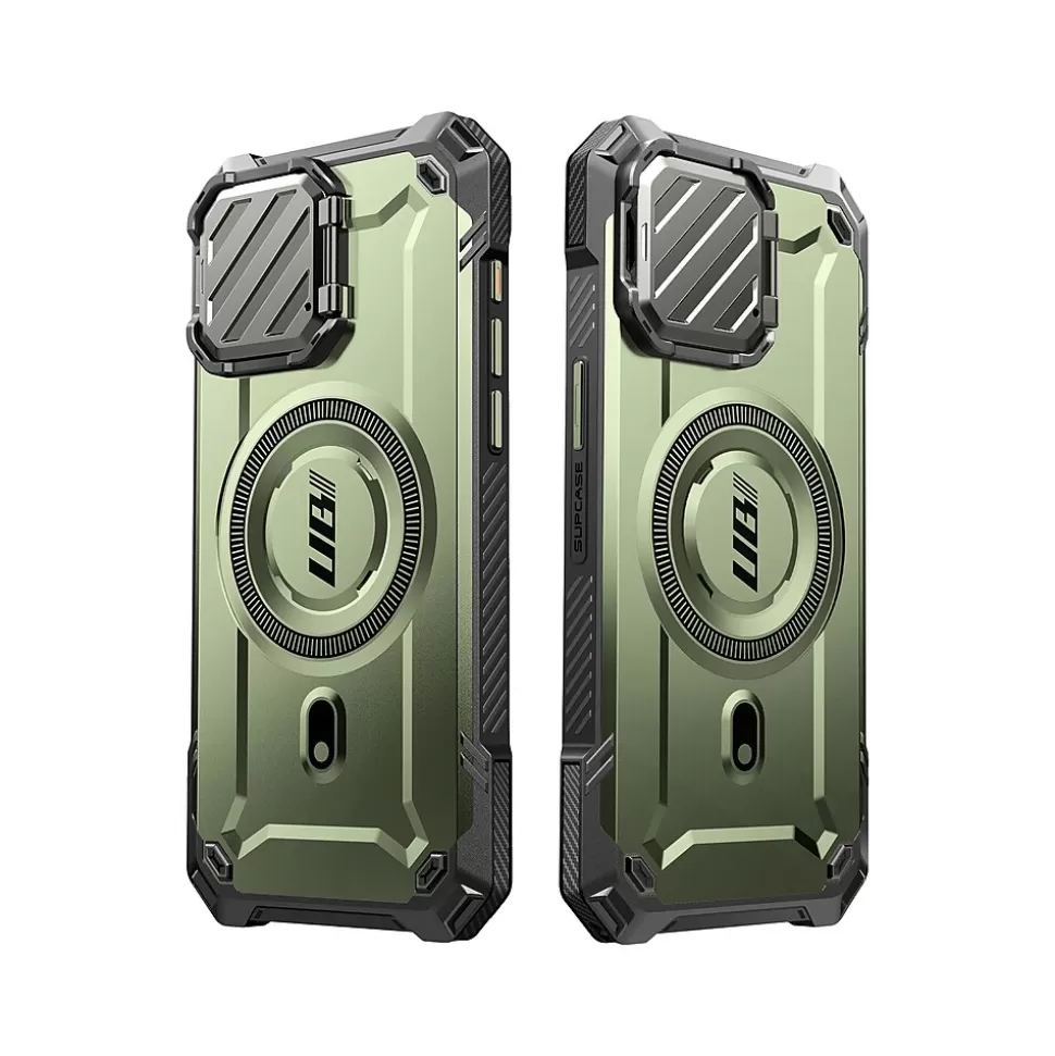 SUPCASE Unicorn Beetle MAG XT Rugged Case for iPhone 15 Pro, Shock-Absorbing, Dark Green Clearance