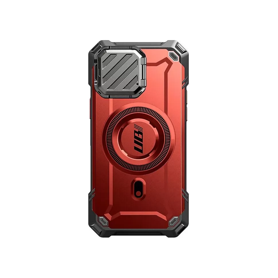 SUPCASE Unicorn Beetle MAG XT Rugged Case for iPhone 15 Pro, Shock-Absorbing, Metallic Red Clearance