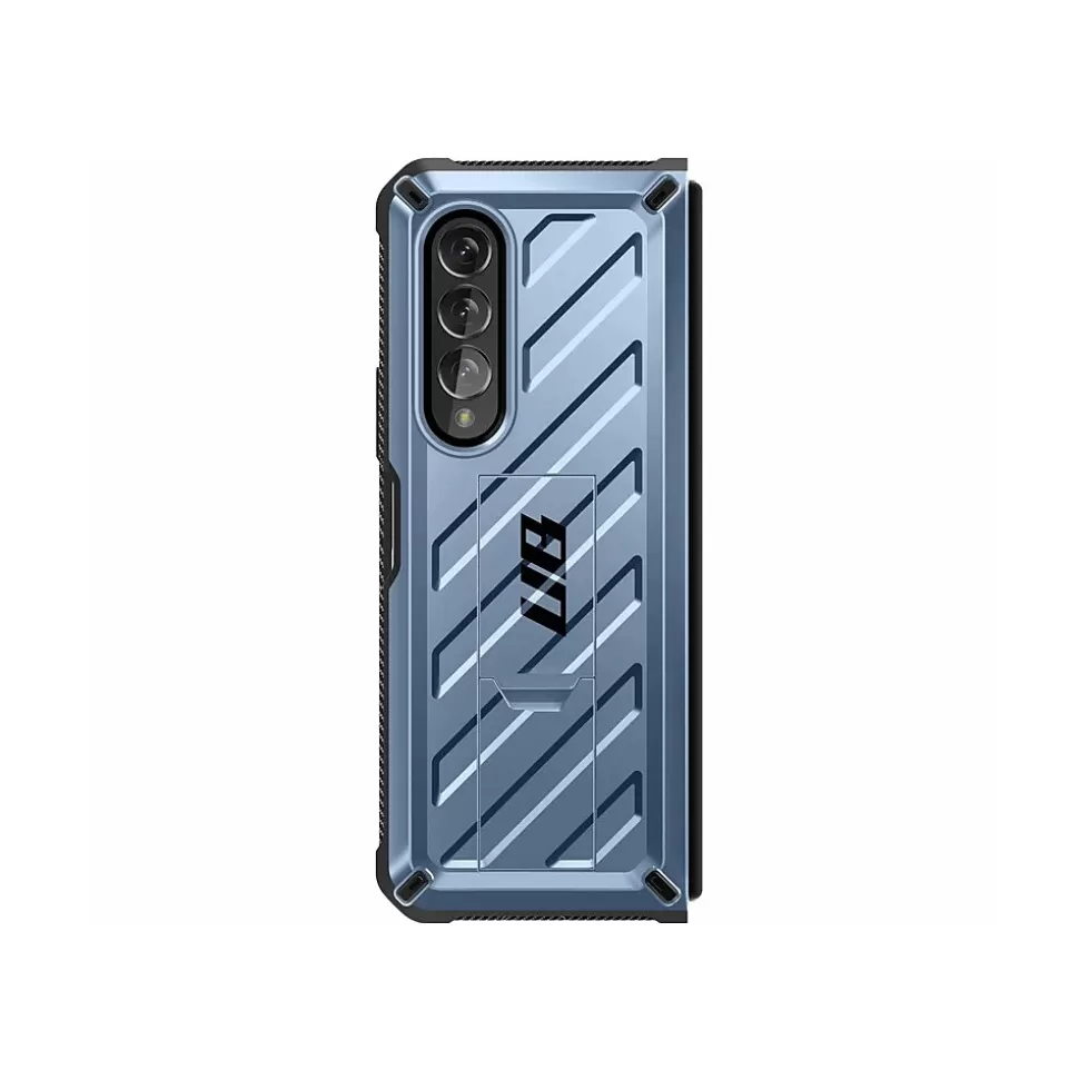 SUPCASE Unicorn Beetle Metallic Blue Kickstand Case for Samsung Galaxy Z Fold4 (SUP-Galaxy2022-ZFold4-5G-Unicorn-SP-Tilt) Sale