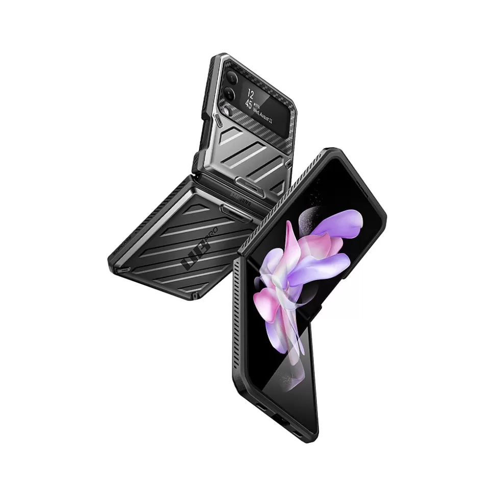 SUPCASE Unicorn Beetle PRO Black Rugged Case for Samsung Galaxy Z Flip4 (SUP-Galaxy2022-ZFlip4-5G-UBPro-Black) Clearance