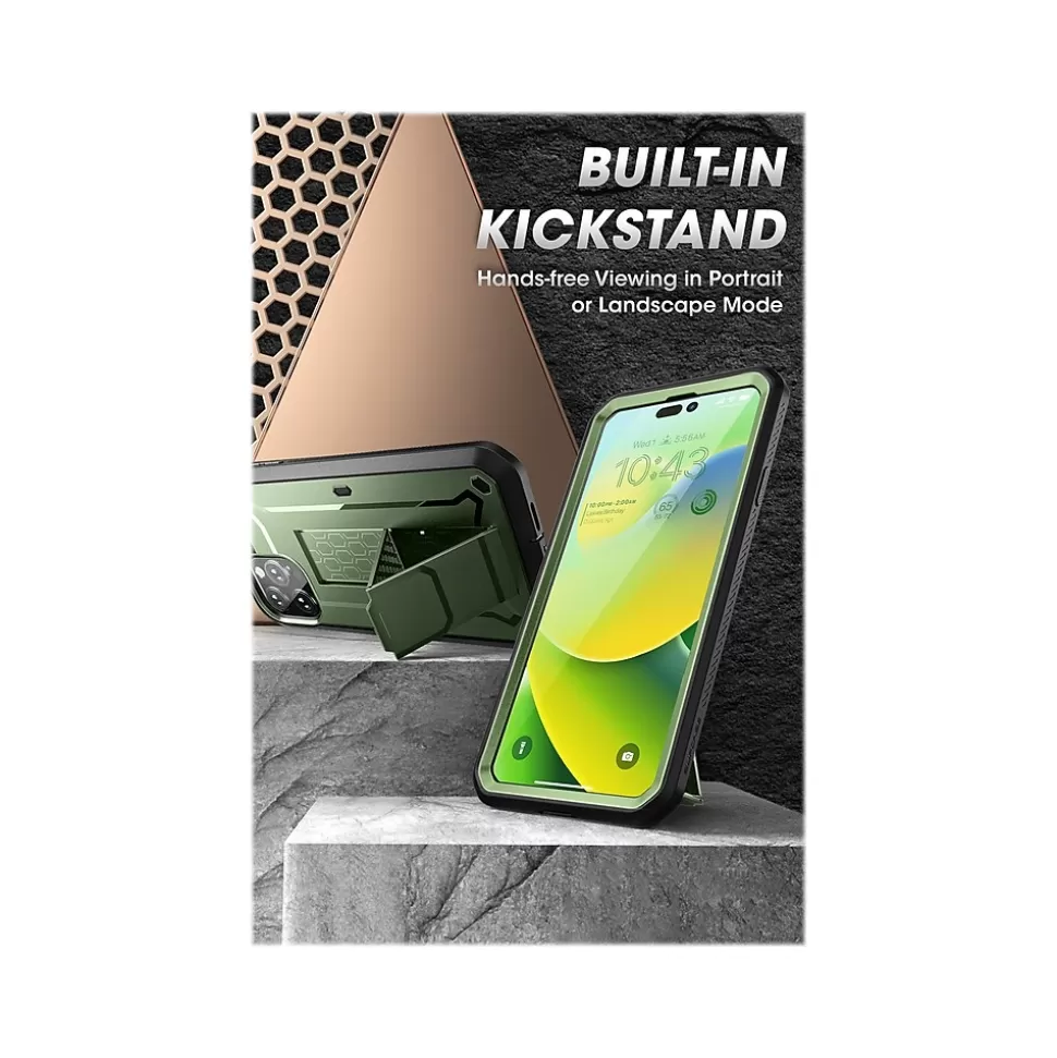 SUPCASE Unicorn Beetle PRO Dark Green Rugged Case for iPhone 14 Pro Max (SUP-iPhone2022Pro-6.7-UBPro-SP-Guldan) Store