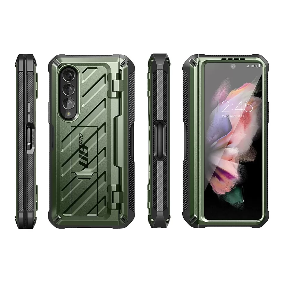 SUPCASE Unicorn Beetle PRO Dark Green Rugged Case for Samsung Galaxy Z Fold4 (SUP-Galaxy2022-ZFold4-5G-UBPro-SP-Guldan) Hot