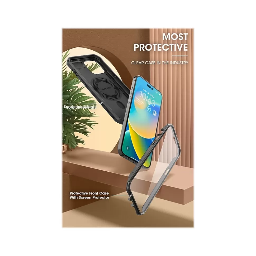 SUPCASE Unicorn Beetle PRO MAG Gunmetal Rugged Case for iPhone 14 Pro Max (SUP-iPhone2022Pro-6.7-MagPro-SP-Black) Cheap