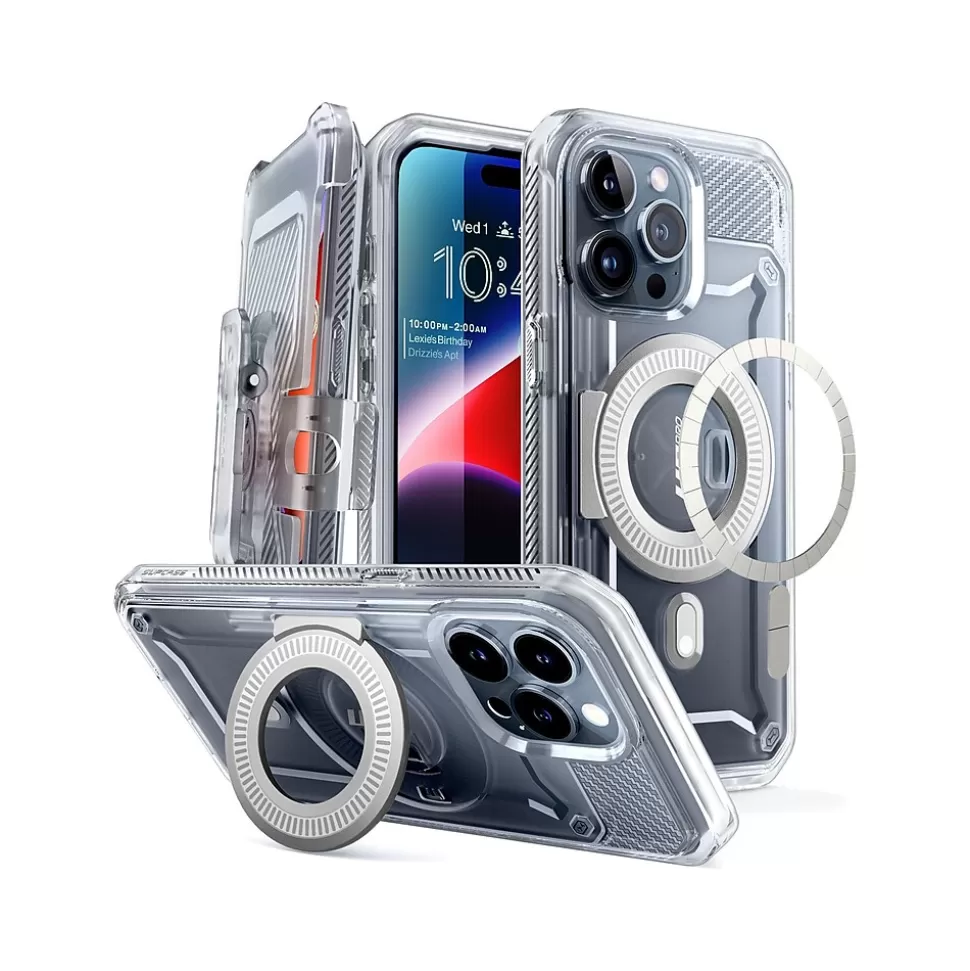 SUPCASE Unicorn Beetle PRO MAG Rugged Case for iPhone 15 Pro Max, Shock-Absorbing, Clear (SPH23MX67MGPSCL) Discount