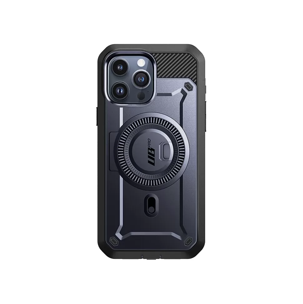 SUPCASE Unicorn Beetle PRO MAG Rugged Case for iPhone 15 Pro Max, Shock-Absorbing, Dark Blue (SPH23MX67MGPSMN) Hot