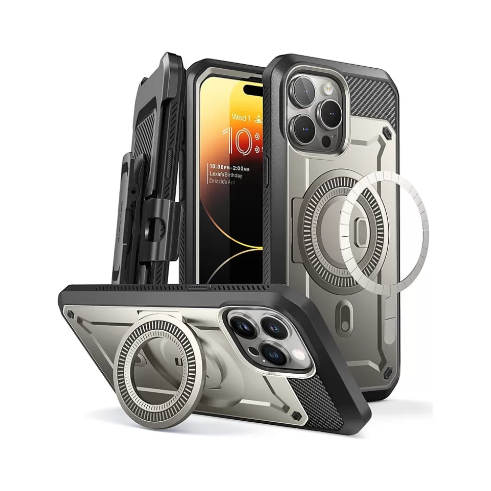 SUPCASE Unicorn Beetle PRO MAG Rugged Case for iPhone 15 Pro Max, Shock-Absorbing, Titan Gray Best
