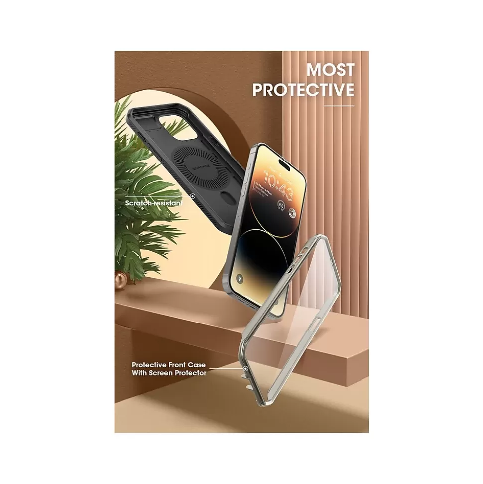 SUPCASE Unicorn Beetle PRO MAG Rugged Case for iPhone 15 Pro Max, Shock-Absorbing, Titan Gray Best
