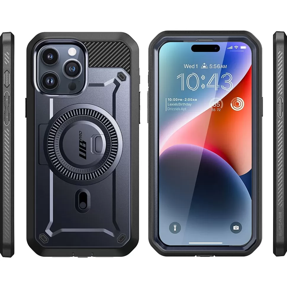SUPCASE Unicorn Beetle PRO MAG Rugged Case for iPhone 15 Pro, Shock-Absorbing, Dark Blue Outlet