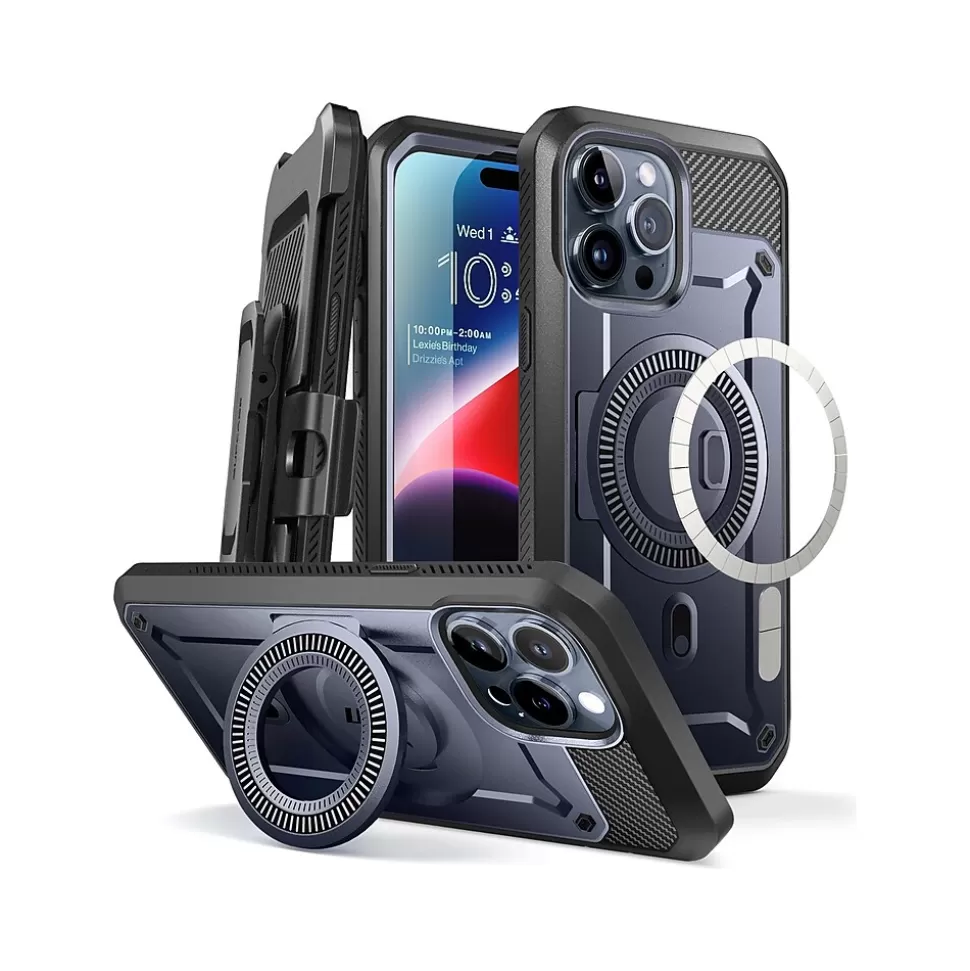 SUPCASE Unicorn Beetle PRO MAG Rugged Case for iPhone 15 Pro, Shock-Absorbing, Dark Blue Outlet