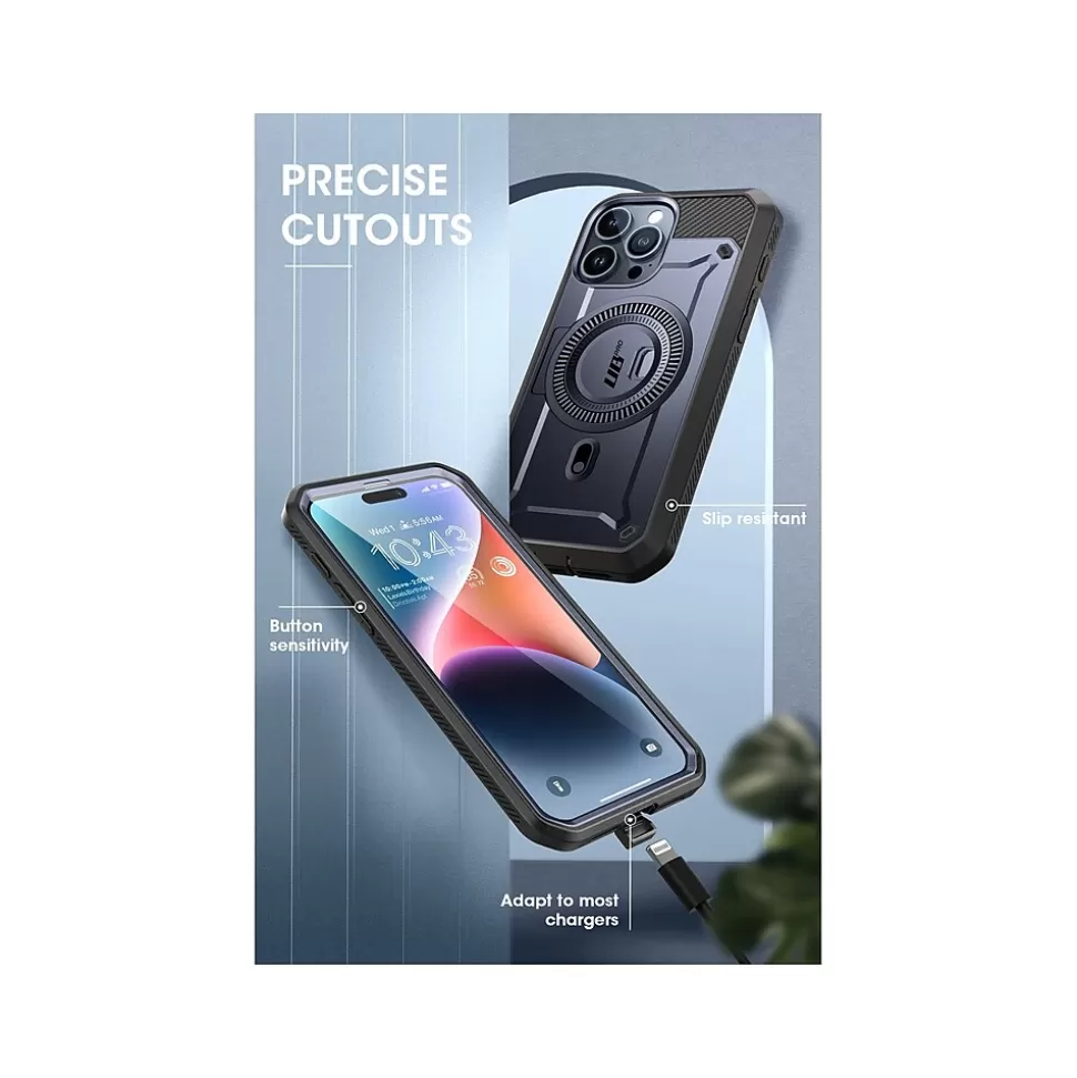 SUPCASE Unicorn Beetle PRO MAG Rugged Case for iPhone 15 Pro, Shock-Absorbing, Dark Blue Outlet