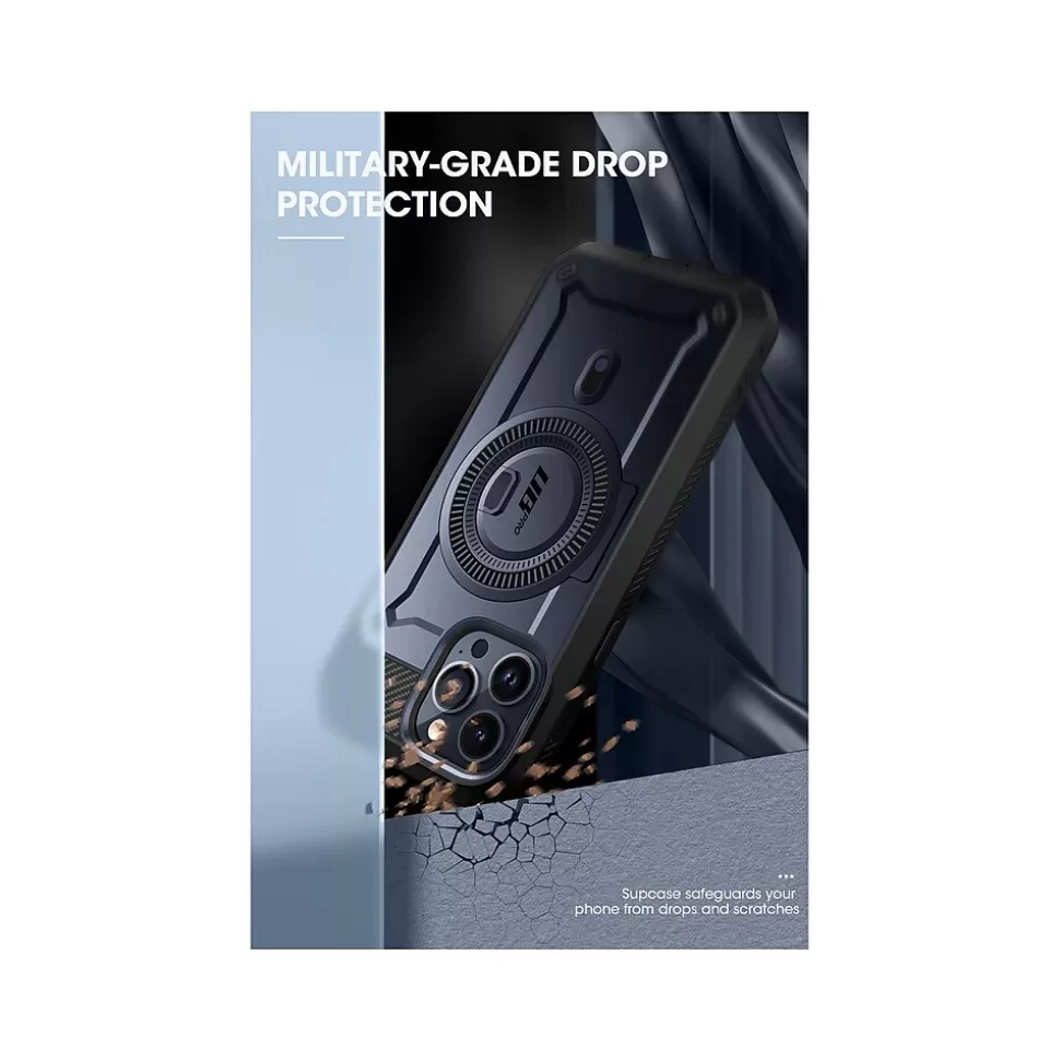 SUPCASE Unicorn Beetle PRO MAG Rugged Case for iPhone 15 Pro, Shock-Absorbing, Dark Blue Outlet