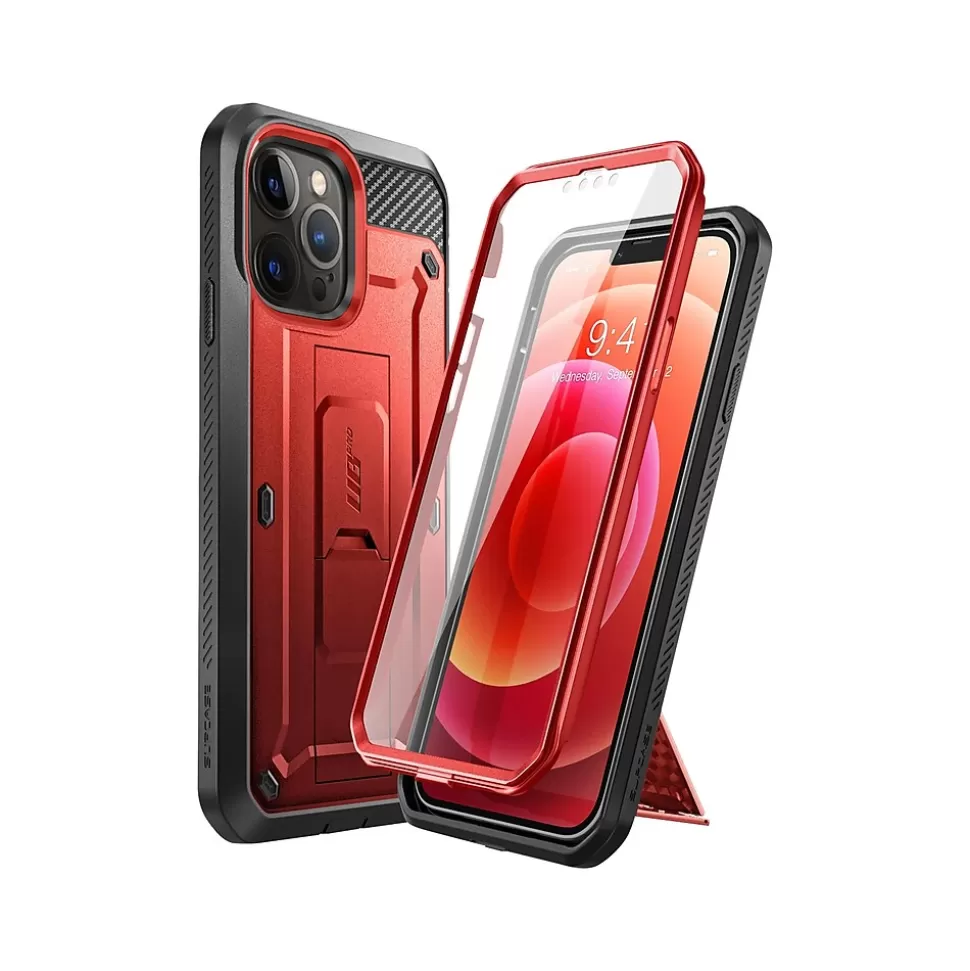 SUPCASE Unicorn Beetle Pro Metallic Red Rugged Case for iPhone 13 Pro Max (SUP-iPhone2021-6.7-UBPro-SP-Ruddy) New