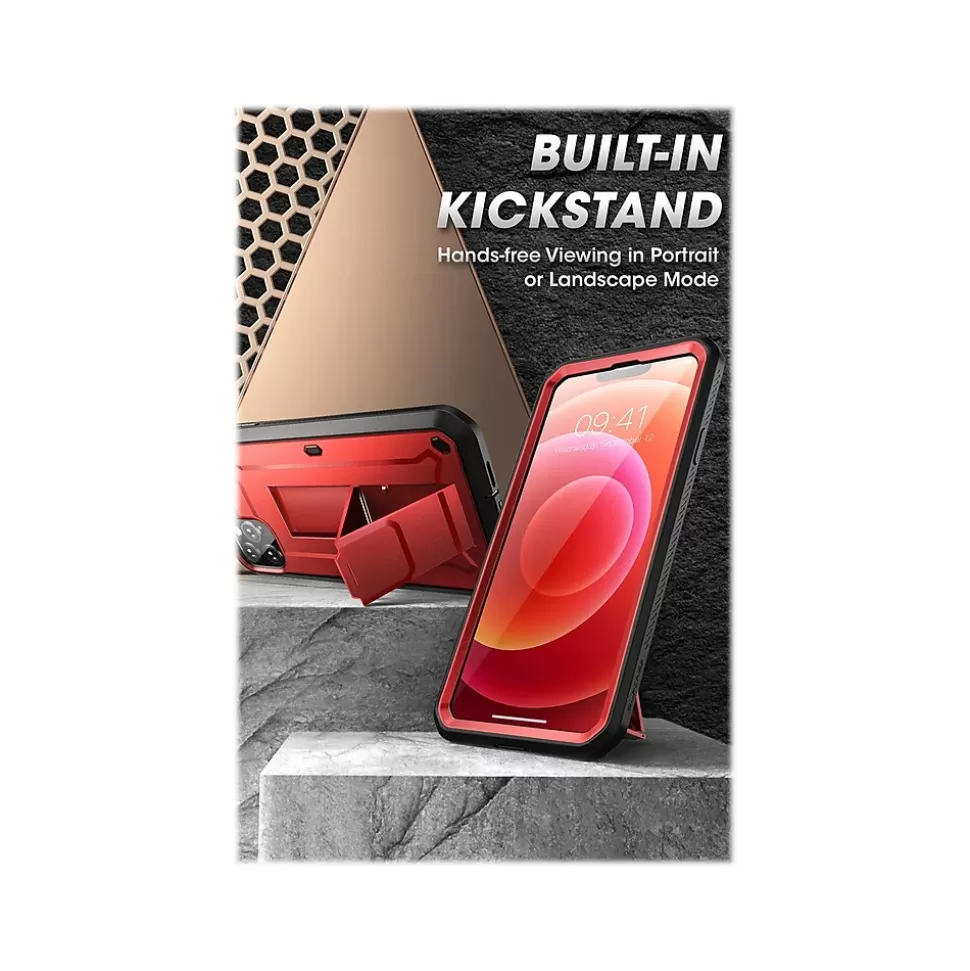 SUPCASE Unicorn Beetle Pro Metallic Red Rugged Case for iPhone 13 Pro Max (SUP-iPhone2021-6.7-UBPro-SP-Ruddy) New