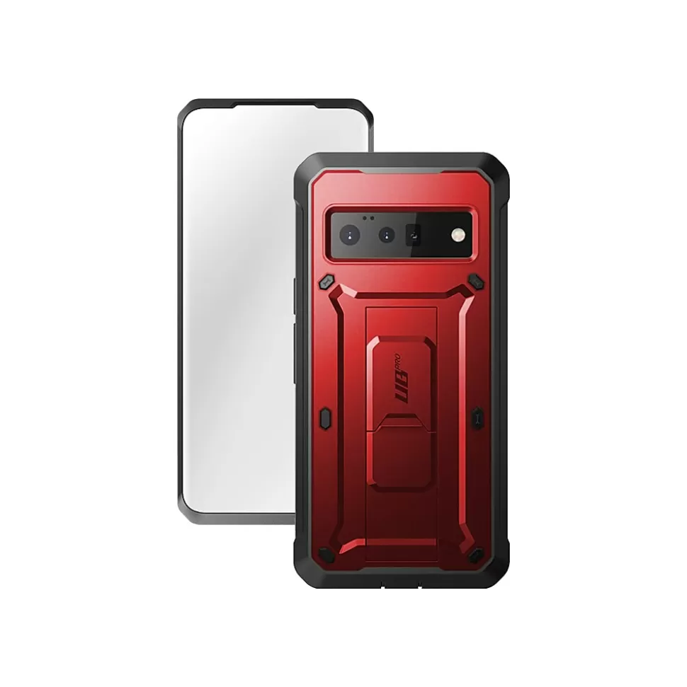 SUPCASE Unicorn Beetle PRO Metallic Red Rugged Holster Case for Google Pixel 6 Pro (SUP-GooglePixel6Pro-UBPro-SP-Ruddy) Cheap