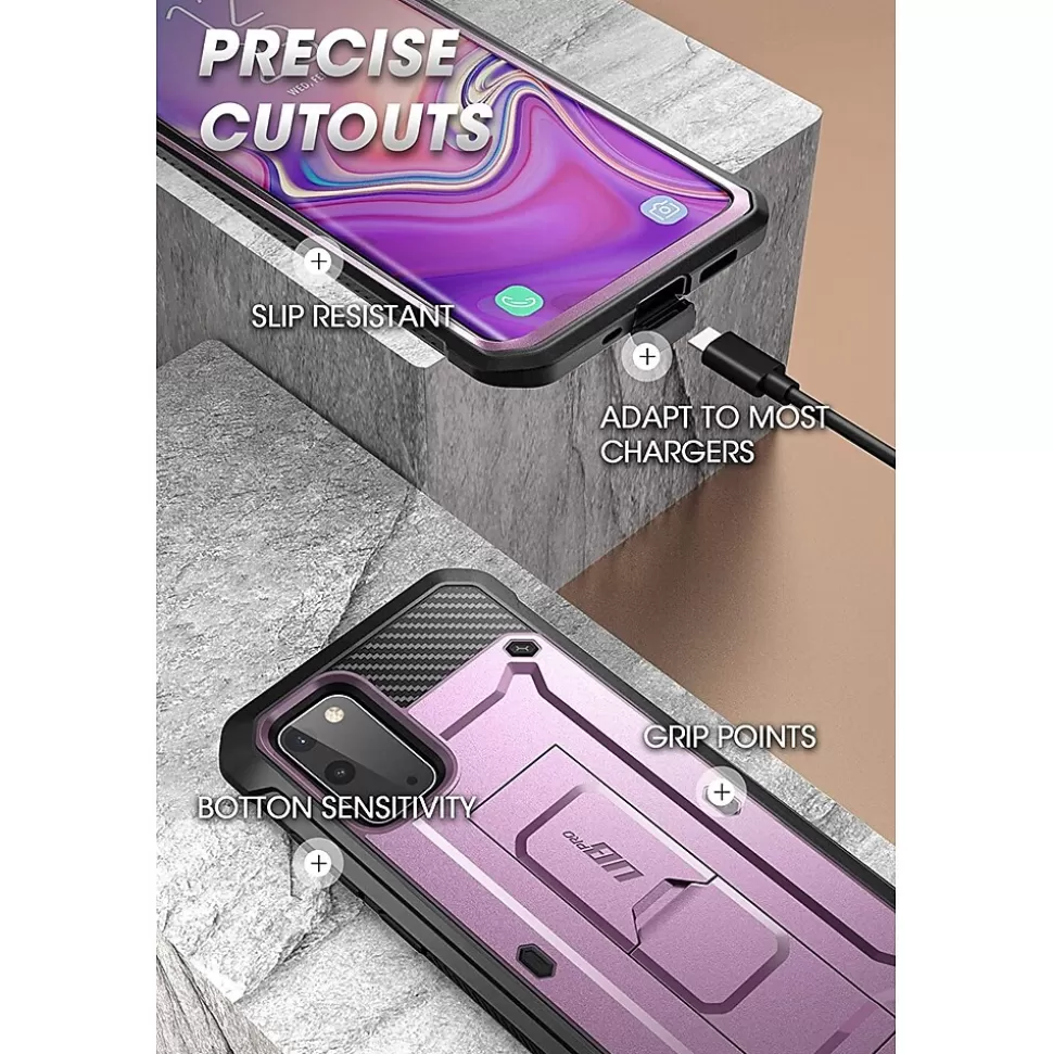 SUPCASE Unicorn Beetle Pro Purple Rugged Case for Galaxy S20 (S-S20-UBPR-PUR) Fashion