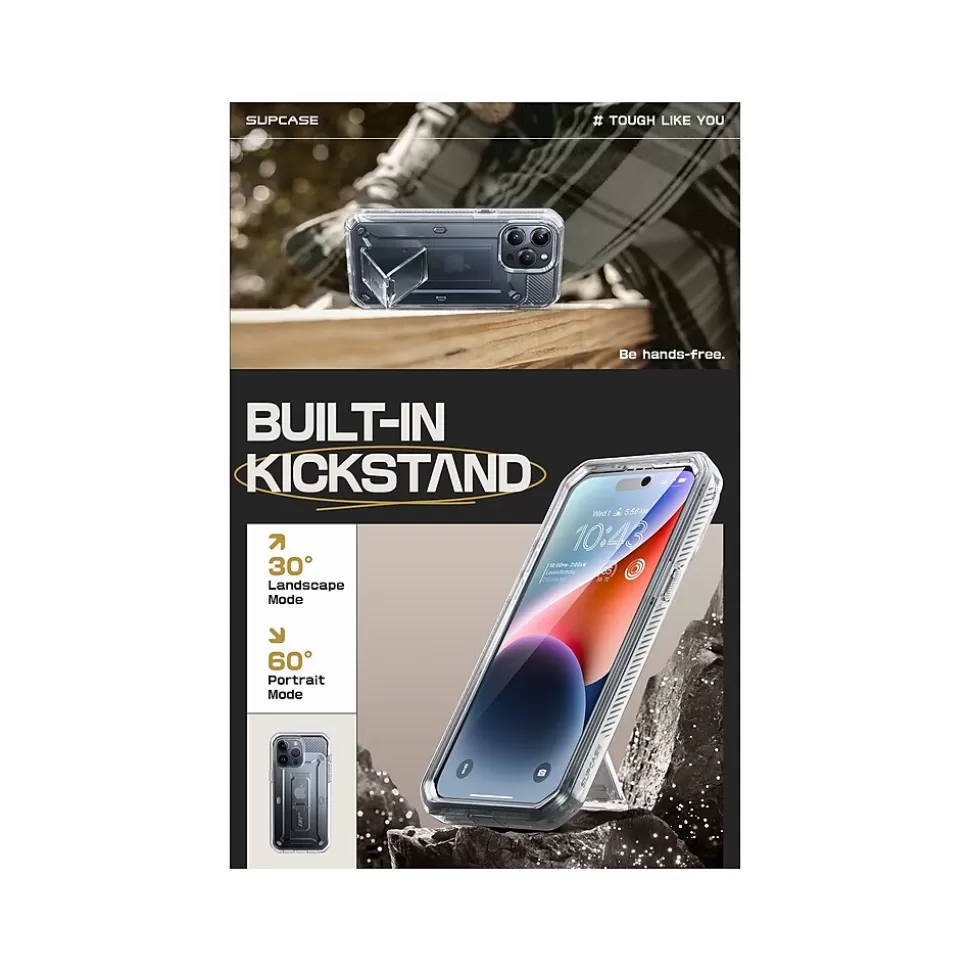 SUPCASE Unicorn Beetle PRO Rugged Case for iPhone 15 Pro Max, Shock-Absorbing, Clear (SUP-iPhone2023Max-6.7-UBPro-SP-Clear) Best Sale