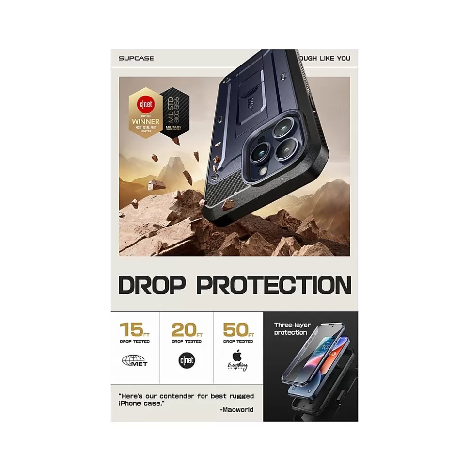 SUPCASE Unicorn Beetle PRO Rugged Case for iPhone 15 Pro Max, Shock-Absorbing, Dark Blue Best