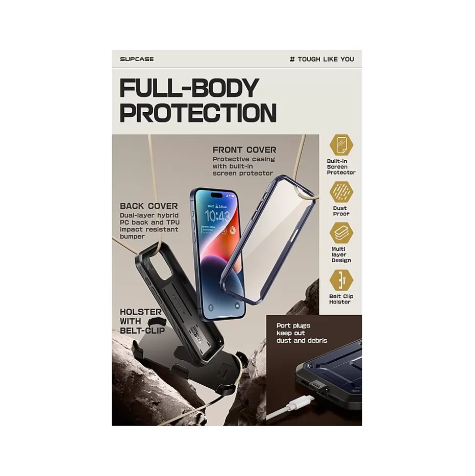 SUPCASE Unicorn Beetle PRO Rugged Case for iPhone 15 Pro Max, Shock-Absorbing, Dark Blue Best