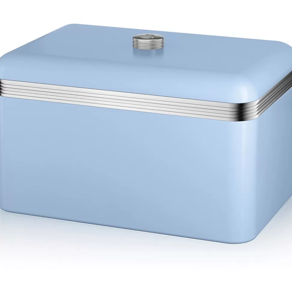Salton Swan Retro Bread Bin, Large Storage Capacity (SWKA1010BLN) Hot