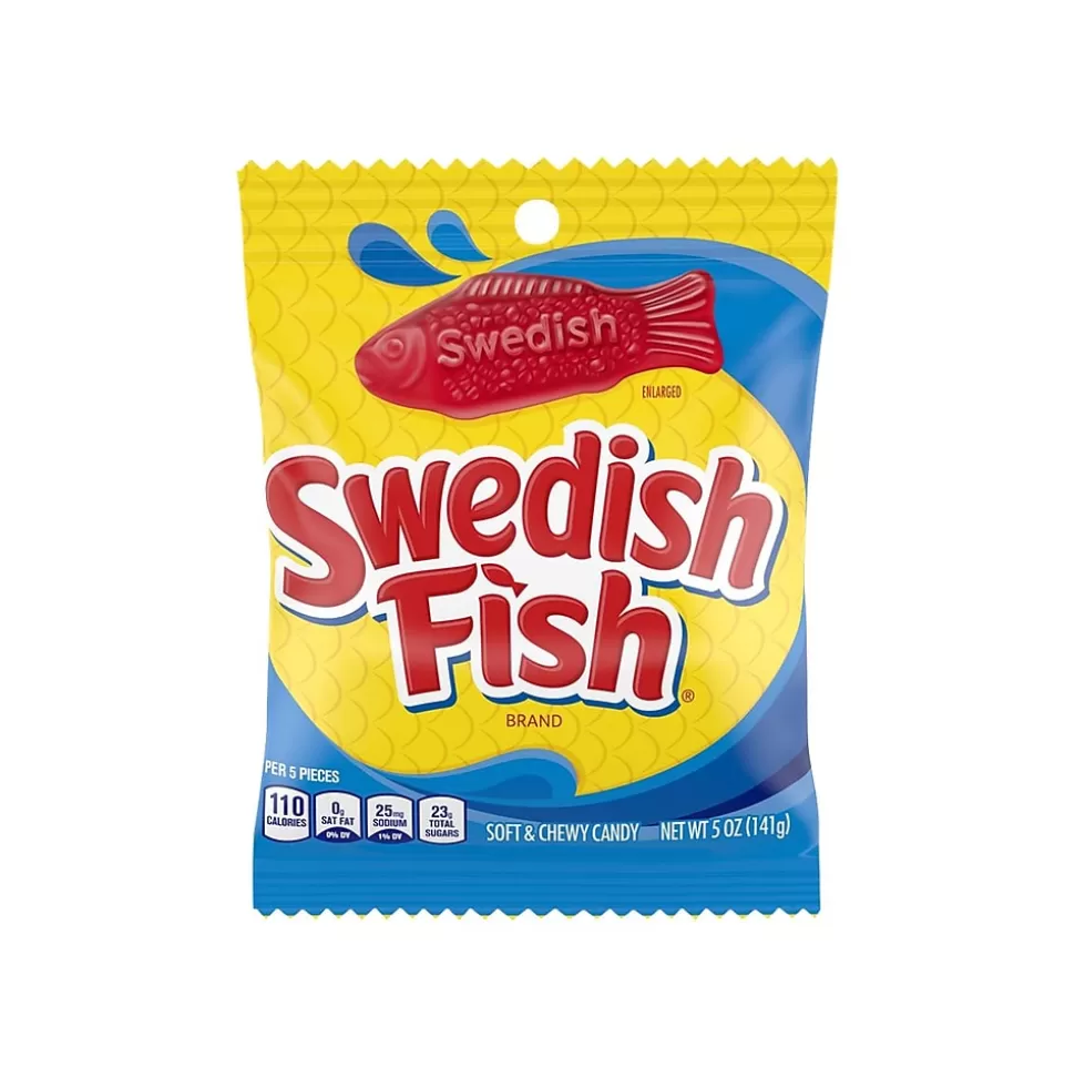 Swedish Fish Original Soft & Chewy Candy, 5 oz (341727) Flash Sale