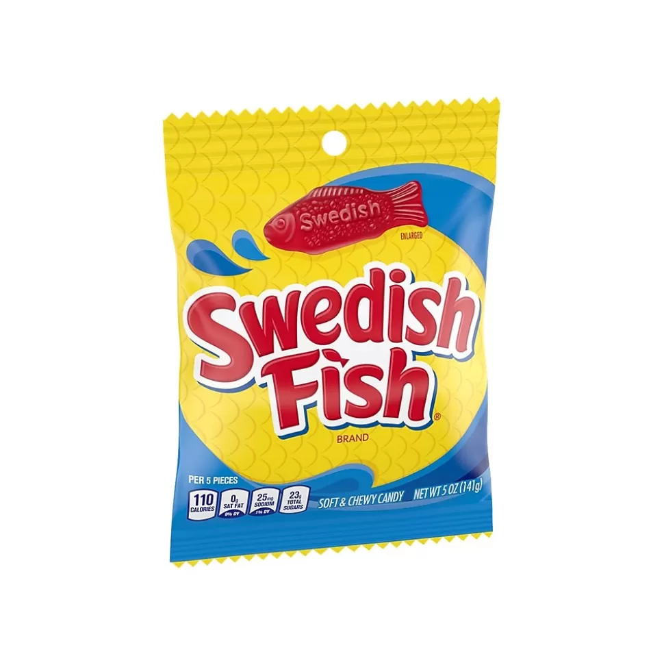 Swedish Fish Original Soft & Chewy Candy, 5 oz (341727) Flash Sale