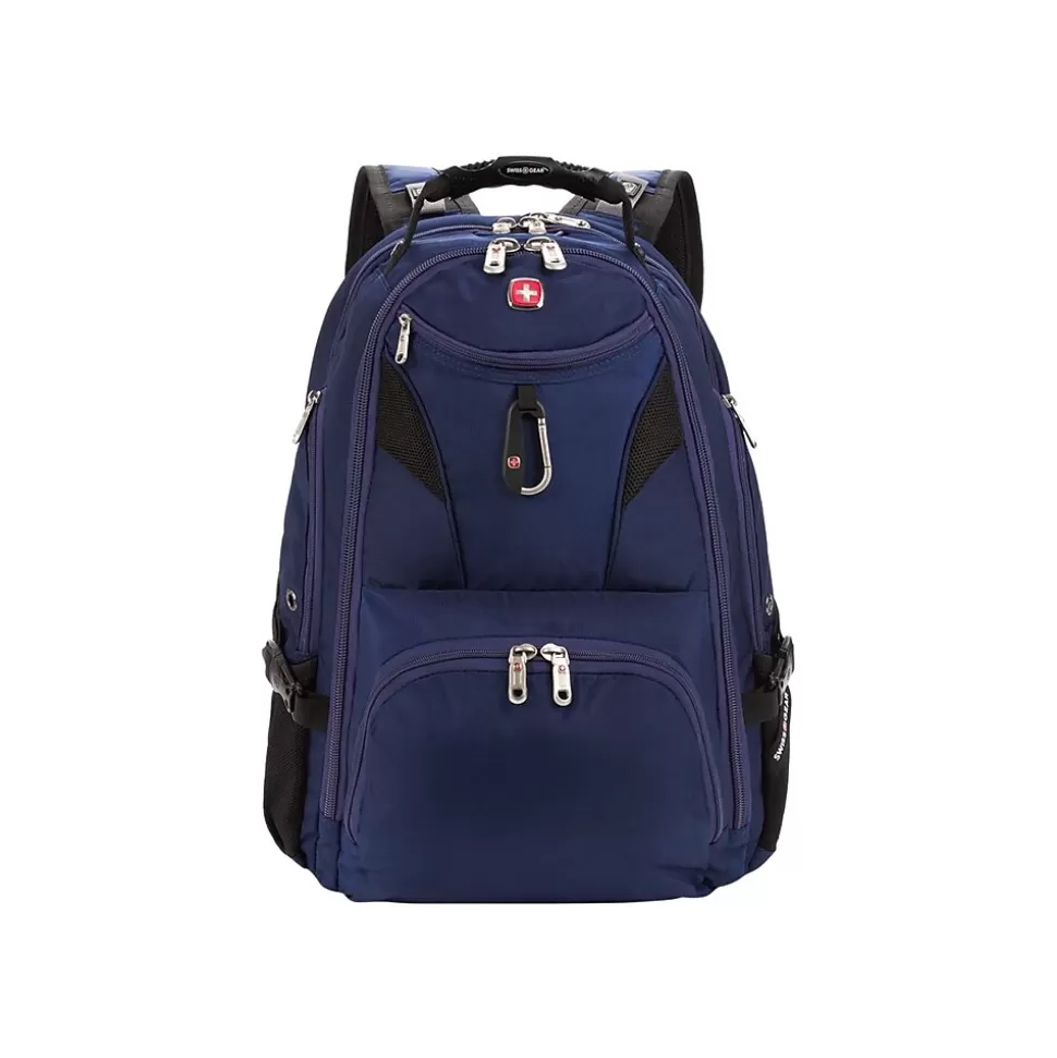 SWISSGEAR ScanSmart Laptop Backpack, Rich Navy Fabric (5977303420) Sale