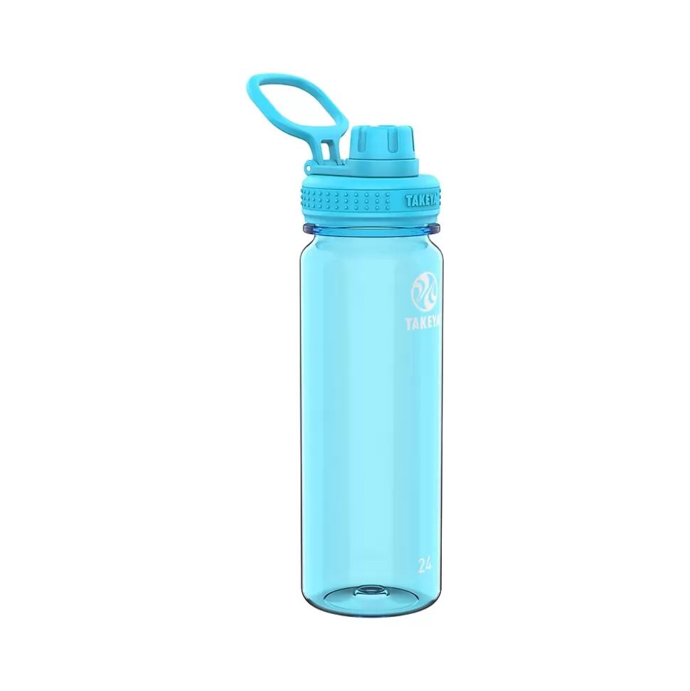 Takeya Tritan Plastic Water Bottle, 24 oz., Breezy Blue (50401) Hot