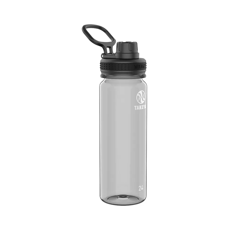 Takeya Tritan Plastic Water Bottle, 24 oz., Stormy Black (50404) Shop