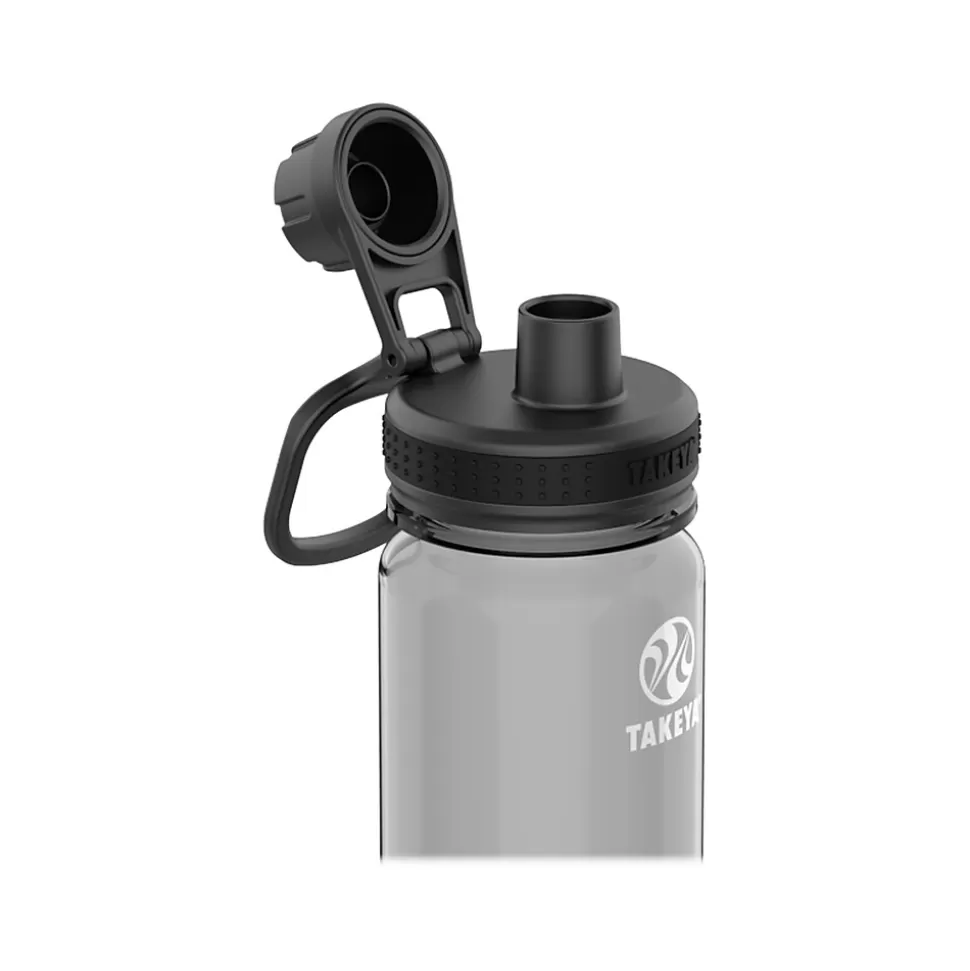 Takeya Tritan Plastic Water Bottle, 24 oz., Stormy Black (50404) Shop