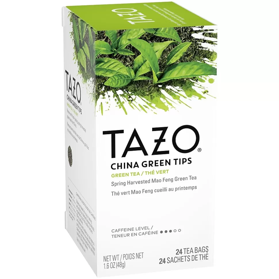 Tazo China Green Tips Tea Bags, 24/Box (20130) Outlet