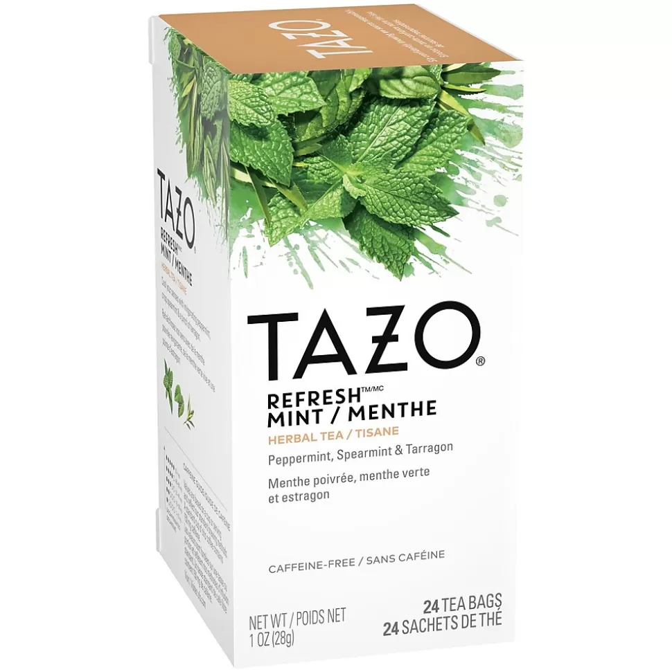 Tazo Refresh Herbal Mint Tea 24 Count (SBK20010) Discount