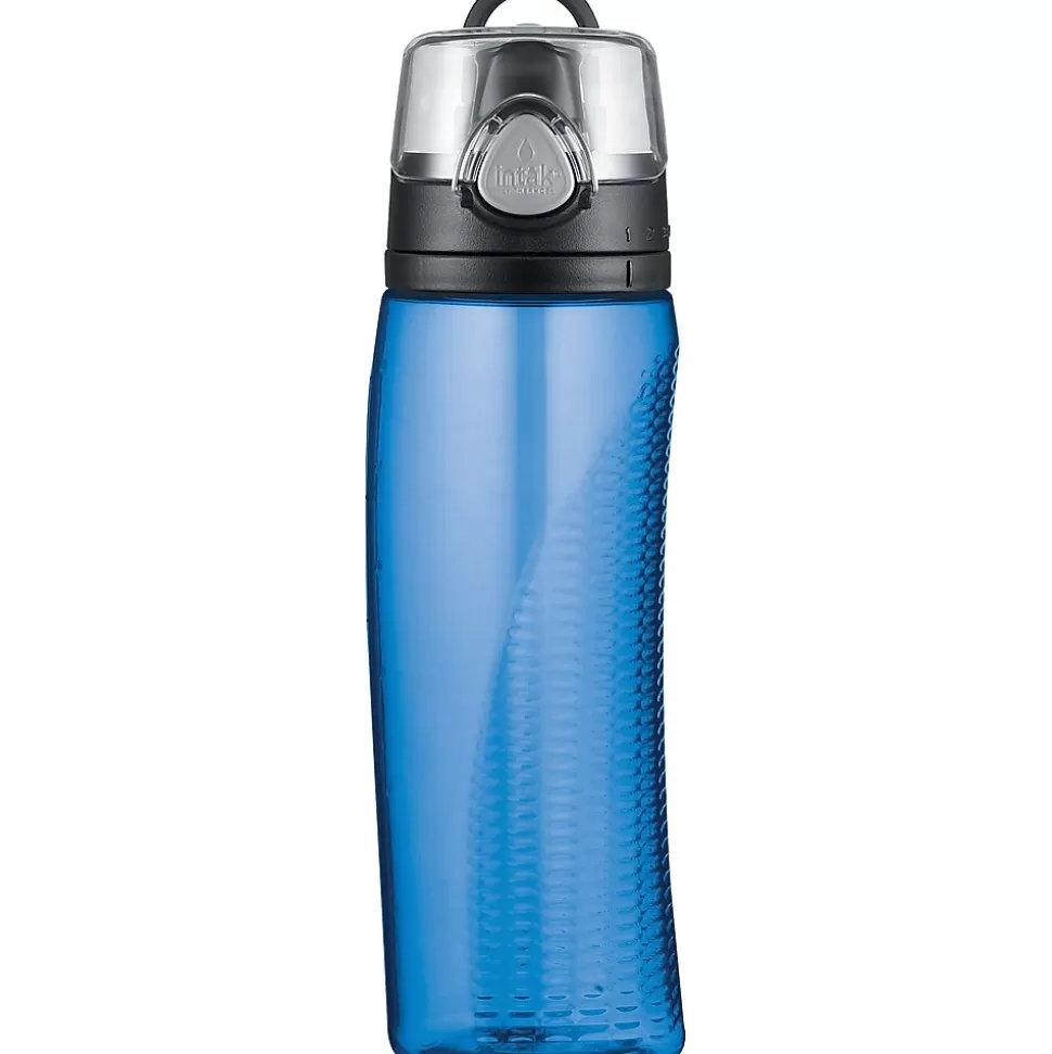 Thermos Intak Plastic Water Bottle, 24 oz., Blue (HP4100TLTRI6) Flash Sale