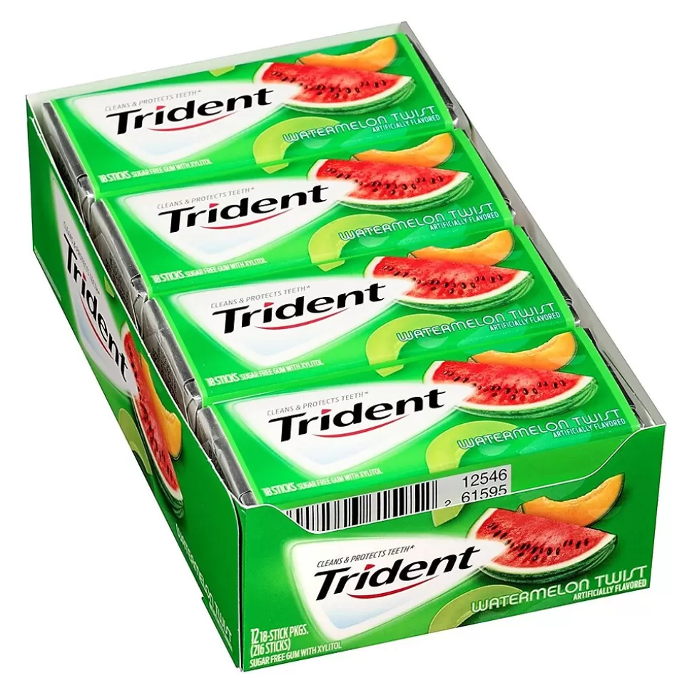 Trident Sugar Free Watermelon Twist Gum, 14 Pieces/Pack, 12/Pack (209-02518) Best