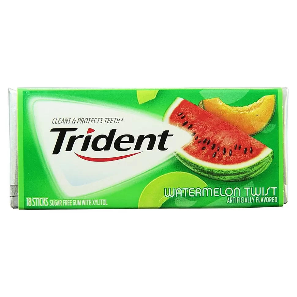 Trident Sugar Free Watermelon Twist Gum, 14 Pieces/Pack, 12/Pack (209-02518) Best