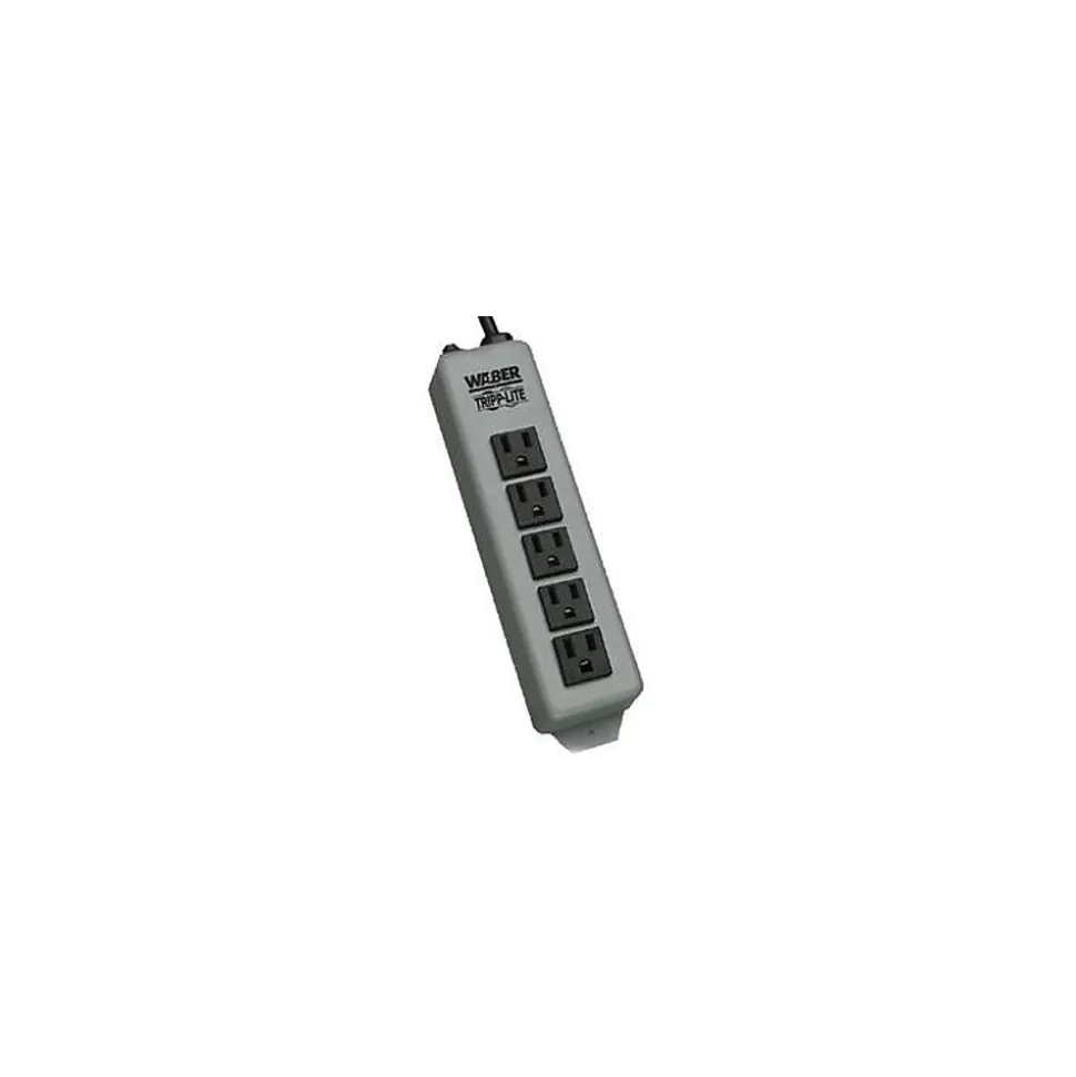 Tripp Lite 5 Outlet Power Strip, Gray/Black (602-15) Store