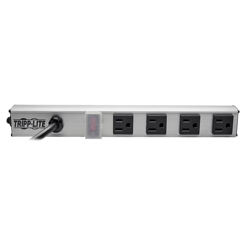 Tripp Lite 4 Outlet Power Strip, Gray/Black (PS120410) Best