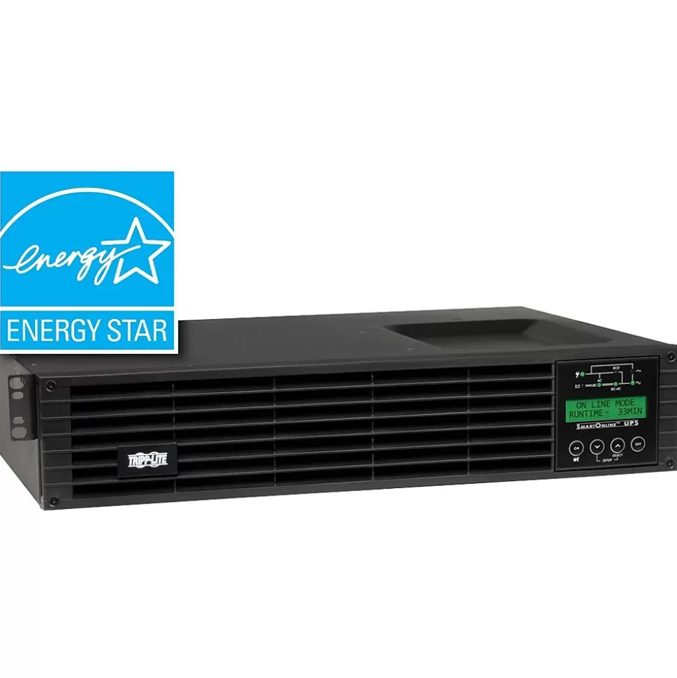 Tripp Lite ® SmartOnline SU1000RTXLCD2U Tower/Rack-Mountable UPS, 900 W Sale