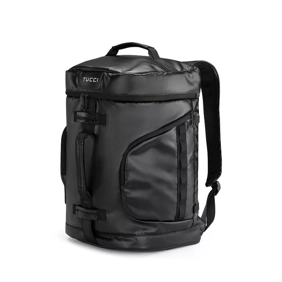 TUCCI DashBag Laptop Backpack, Medium, Black (T0640) Cheap