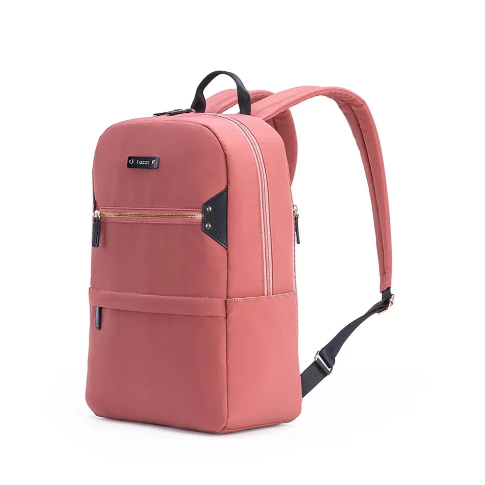 TUCCI PeakPulsePack Laptop Backpack, Medium, Red (T0632) Online