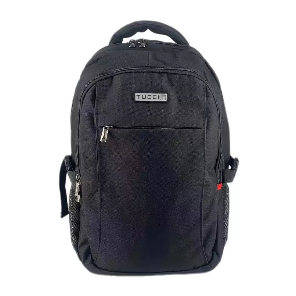 TUCCI SCOUT Laptop Backpack, Medium, Black (T0564) Flash Sale