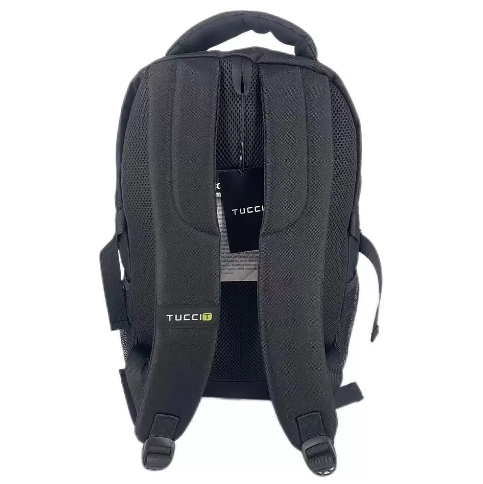 TUCCI SCOUT Laptop Backpack, Medium, Black (T0564) Flash Sale