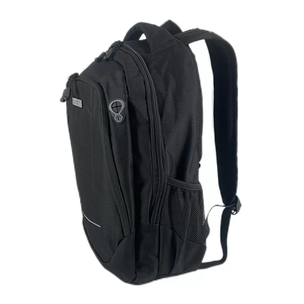 TUCCI TrailBlazer Laptop Backpack, Medium, Black (T0567) Flash Sale